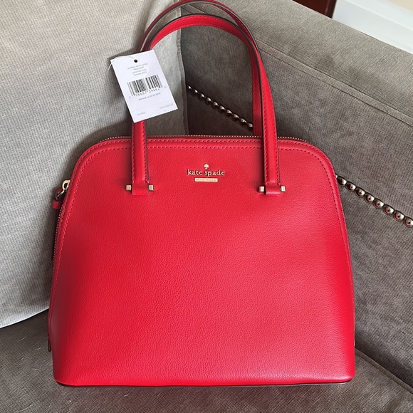 kate spade Handbags - Kate Spade Medium Dome, Patterson Drive in Hot Chili